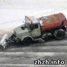 Город: Коммунальщики отчитались об очистке Житомира от снега