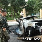 Происшествия: Ночью в Житомире загорелся и взорвался автомобиль. Два человека погибли. ФОТО