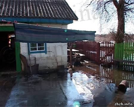 Под Коростенем оказались затоплены многие дома и огороды. ФОТО