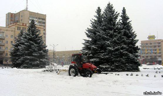 Первый снег в Житомире